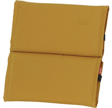 Gelbes Gartenstuhl-Kissen mit doppelter Polsterung