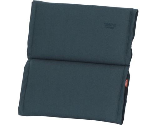 Sitzkissen Stella 48 x 48 cm petrol Sitzkissen mit Rückenlehne für Gartenmöbel