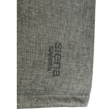 Siena Garden Logo auf einem grauen Textilprodukt