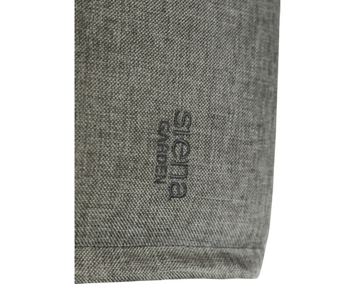 Siena Garden Logo auf einem grauen Textilprodukt