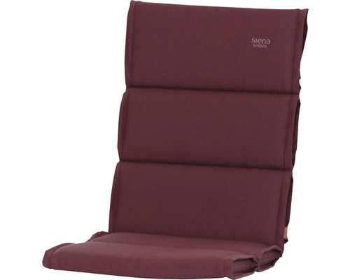 Sesselauflage Stella 110 x 48 cm altrosa Gartenstuhlauflage mit hohem Rücken