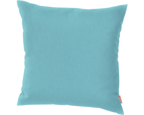 Prime Dekokissen 45 x 45 cm aqua Quadratisches Kissen für den Innenbereich