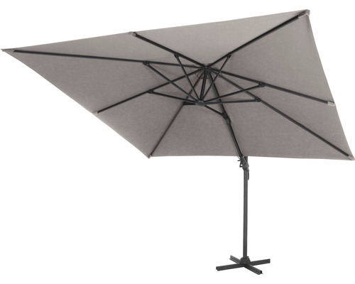Rechteckiger Sonnenschirm mit Standfuß