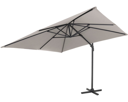 Rechteckiger Sonnenschirm mit Standfuß