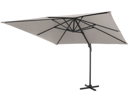 Rechteckiger Sonnenschirm mit Standfuß