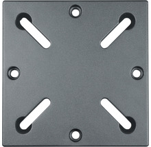 Quadratische Montageplatte mit mehreren Bohrungen