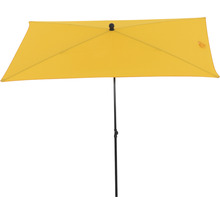 Rechteckiger Sonnenschirm mit schwarzem Stab