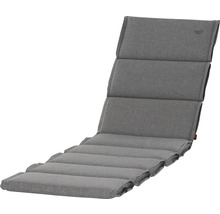 Gepolsterte Liegeauflage mit verstellbarer Rückenlehne