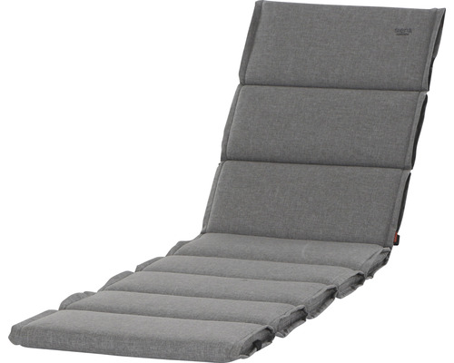 Gepolsterte Liegeauflage mit verstellbarer Rückenlehne