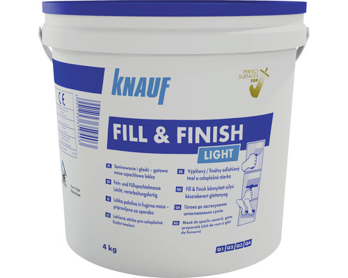 Füll- und Feinspachtelmasse Knauf Fill & Finish light 4 kg-0