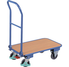 Plattformwagen mit Holzplattform und Griff
