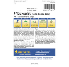 Pflücksalat Lollo Bionda Samenpackung