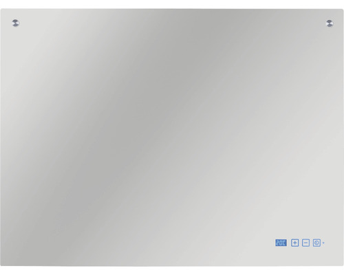 Rechteckiger Spiegel mit Touch-Bedienfeld