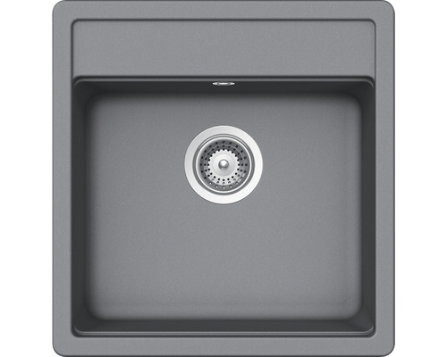 Spülbecken aus Stein mit Ablaufsieb