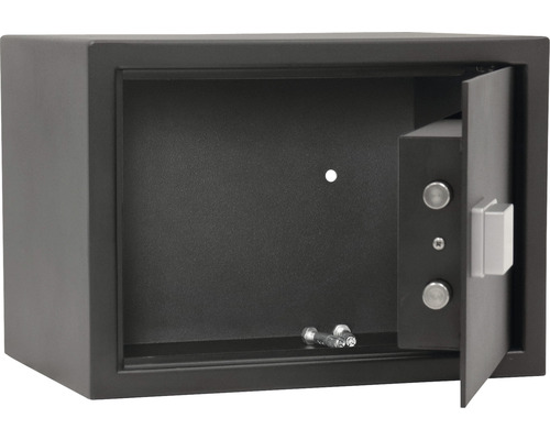 Offener Tresor mit Bolzen zur Wandbefestigung
