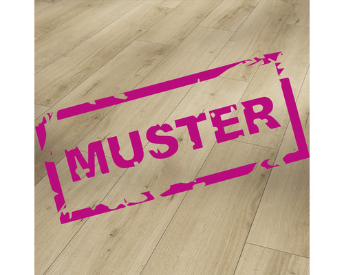 Handmuster zu Laminat Classic 1050 Eiche Loft Pure Landhausdiele 1285 x 194 x 8 mm Bodenbelag Laminat mit Musteraufdruck