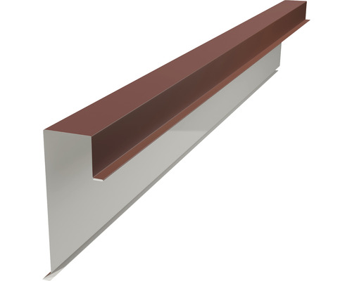 Dachrinne aus Metall für die Dachentwässerung