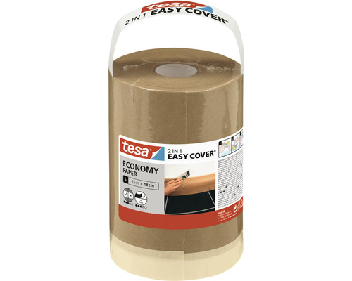 tesa Easy Cover Economy S Papier Nachfüllpack braun beige 18 cm x 25 m