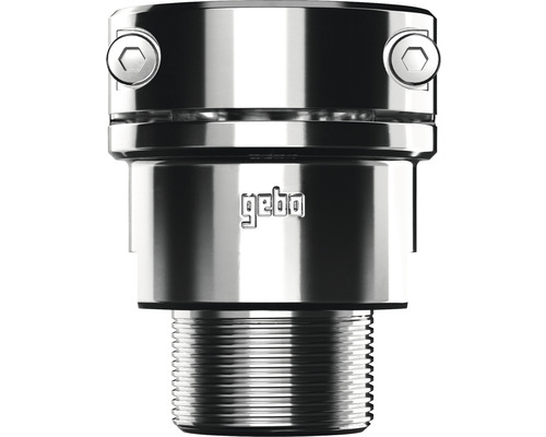 Klemm-Verbindungsstück GEBO MiniGebo IG1/2" AG Messing vernickelt Gebo Logo Fitting