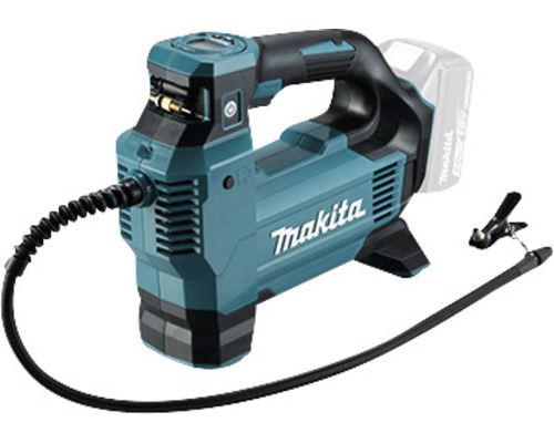 Makita Akku-Luftpumpe mit Digitalanzeige und Schlauch
