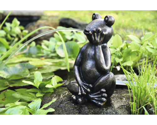 Wasserspeier HEISSNER Lazy Frog 19 x 20 x 30 cm