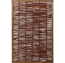 Geflochtener Sichtschutz aus Holz