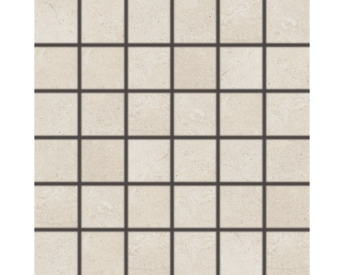 Mosaikfliese mit quadratischen Elementen