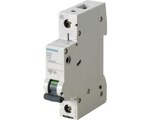 Leitungsschutzschalter Siemens C, 1-polig, 16 A, 400 V