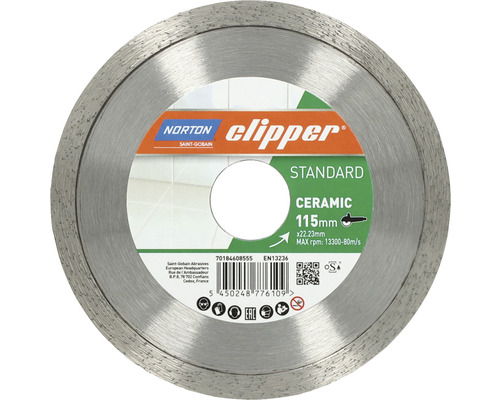 Norton Clipper Trennscheibe Standard Ceramic mit 115 mm Durchmesser