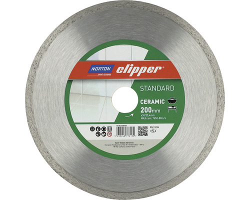 Norton Clipper Trennscheibe Standard Ceramic, 200 Millimeter Durchmesser