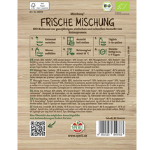 Samenpackung für frische Sprossenmischung mit Anzuchtanleitung und Sperli Logo