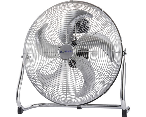 Bodenventilator BLUEPALM BP45WM2205SS Ø 45 cm 120 W chrom Bodenventilator mit Metallgehäuse und Rotorblättern