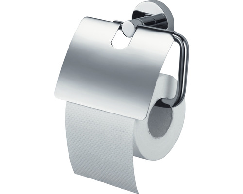Toilettenpapierhalter Haceka Kosmos mit Deckel chrom 1208522