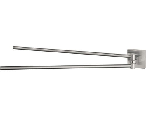 Handtuchstange Haceka Mezzo 5,3x40,7x5,3 cm Schwenkbar edelstahl gebürstet 1208668 Schwenkbarer Handtuchhalter zur Wandmontage