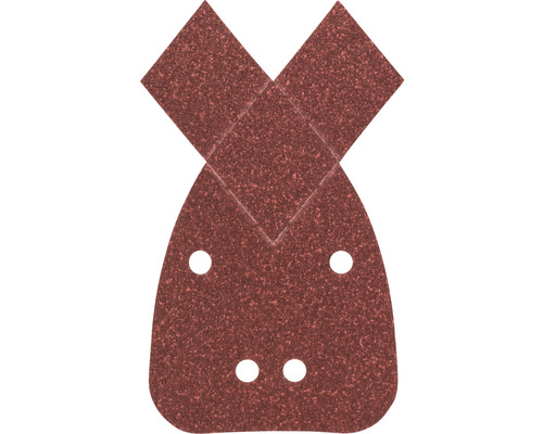 Schleifpapier Bosch Multischleifblatt B&D 170x98x20 mm, K80/120/180 25 Stk. Schleifpapier für Schwingschleifer mit Löchern