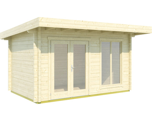 Holz Gartenhaus mit Fenstern und Doppeltür