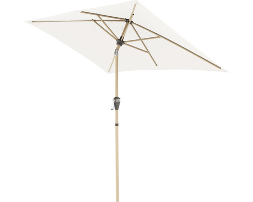 Rechteckiger Sonnenschirm mit Kurbelmechanismus