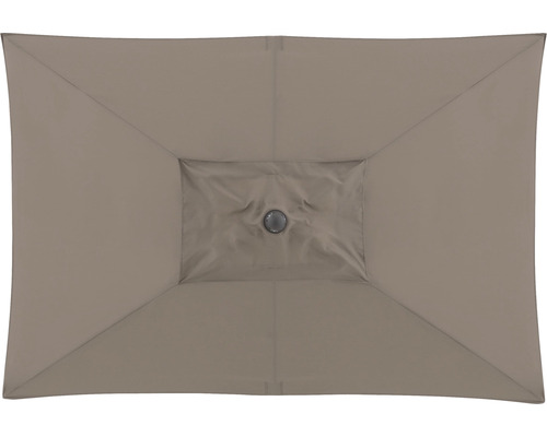 Rechteckiger Sonnenschirm von oben