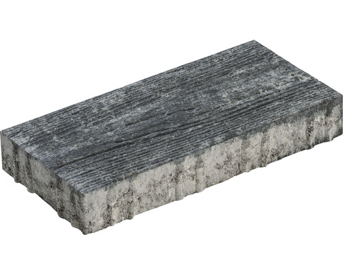 Beton Terrassenplatte iStone Lignum Structure quarzit 60 cm x 30 cm x 4 cm Pflasterstein mit Holzmaserung