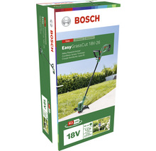 Verpackung des Bosch EasyGrassCut 18V-26 Akku Rasentrimmers