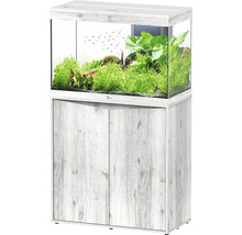 Aquariumkombination aquatlantis Splendid 145 inkl. LED-Beleuchtung, Filter, Unterschrank Esche weiß