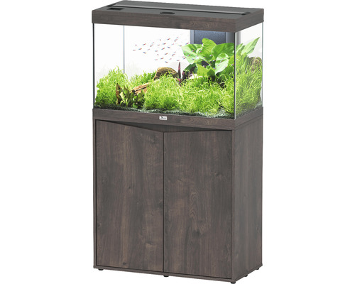 Aquariumkombination aquatlantis Splendid 145 inkl. LED-Beleuchtung, Filter, Unterschrank Wildeiche dunkel