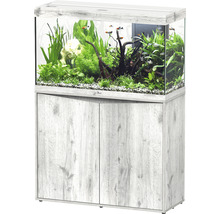 Aquariumkombination aquatlantis Splendid 200 inkl. LED-Beleuchtung, Filter, Unterschrank Esche weiß