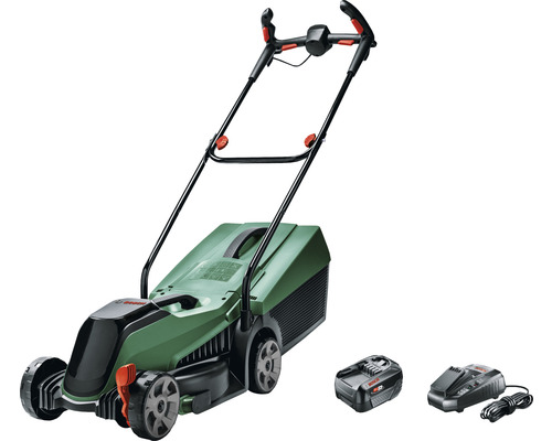 Akku Rasenmäher BOSCH CityMower 18-32 Set inkl. Akku 18V, 4 Ah und Ladegerät Akkurasenmäher mit Akku und Ladegerät