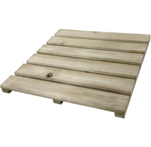 Quadratische Terrassenfliese aus Holz