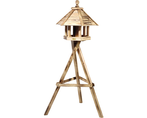 Vogelhaus aus Holz mit Ständer