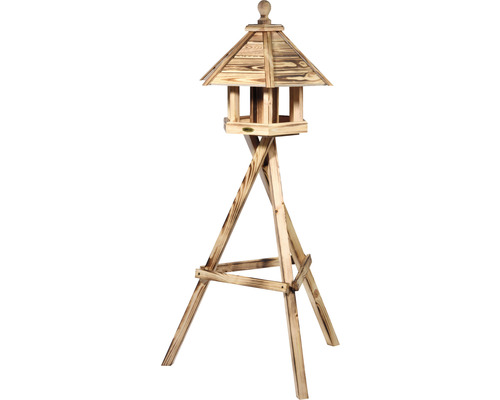 Vogelhaus aus Holz mit Ständer