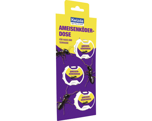 Kwizda Ameisenköderdose für Haus und Terrasse Packung