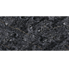 Feinsteinzeug Bodenfliese Dark Wave 60,0x120,0 cm grau glänzend rektifiziert-thumb-2