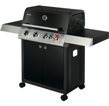 Gasgrill mit vier Brennern, Seitenablagen und Unterschrank